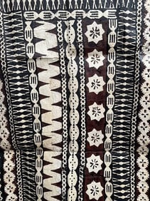 STUNNING TIBET MANDELA ART ON HAND PAINTED ON HAND MADE PAPER 2 FT X 4 FT