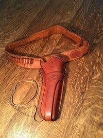 El Paso Saddlery Leather 10.5" Holster 10.5" All Original Circa Mid Century