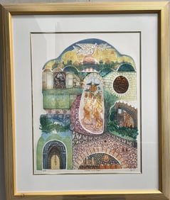 Amram Ebgi (B 1939) American, Mixed Media Hand Signed and Numbered