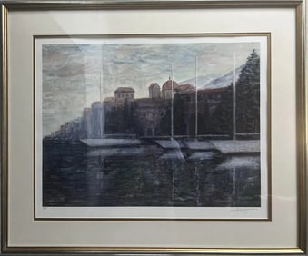 RANDAL LEIGH LITHOGRAPH HAND SIGNED IN PENCIL HAND NUMBERED A.P. ARTIST PROOF