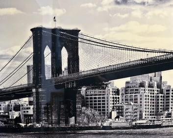 The Brooklyn Bridge Large Print on Canvas