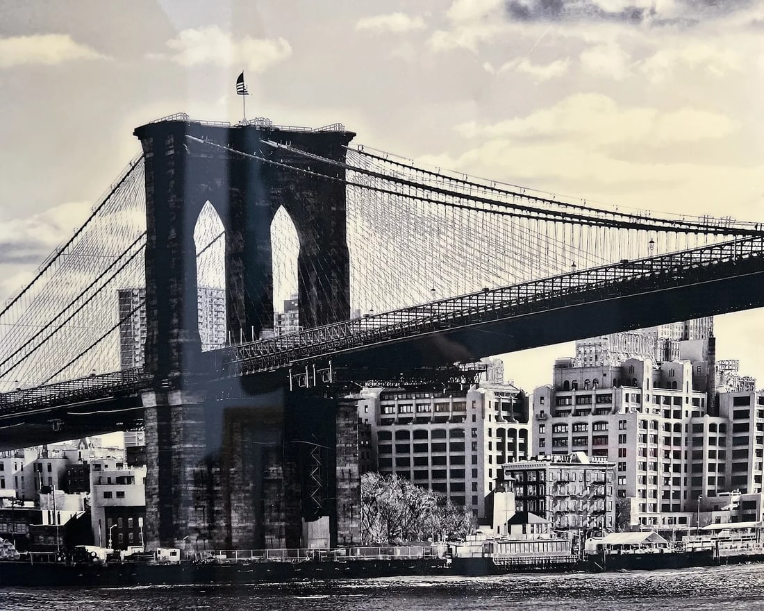 The Brooklyn Bridge Large Print on Canvas (1 of 1)