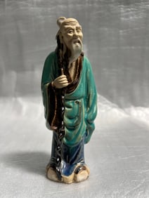 Shiwan Mudman Figurine A Traditional Clay Pottery Art
