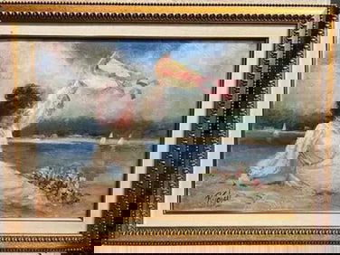 Richard Zolan Embelisherd Framed Print on Board Hand Signed