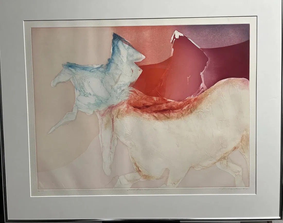 Joan Richardson" Desert Prancers" Stunning Hand Signed and Numbered Limited Ed (1 of 3)