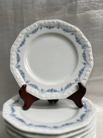 Set of 12 Vintage in New Condition Rosenthal Maria 8" Porcelain Dinnerware Circa 1960s