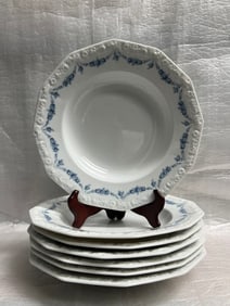 Set of 12 Vintage in New Condition Rosenthal Maria 9.5" Porcelain Dinnerware Bowls Circa 1960s