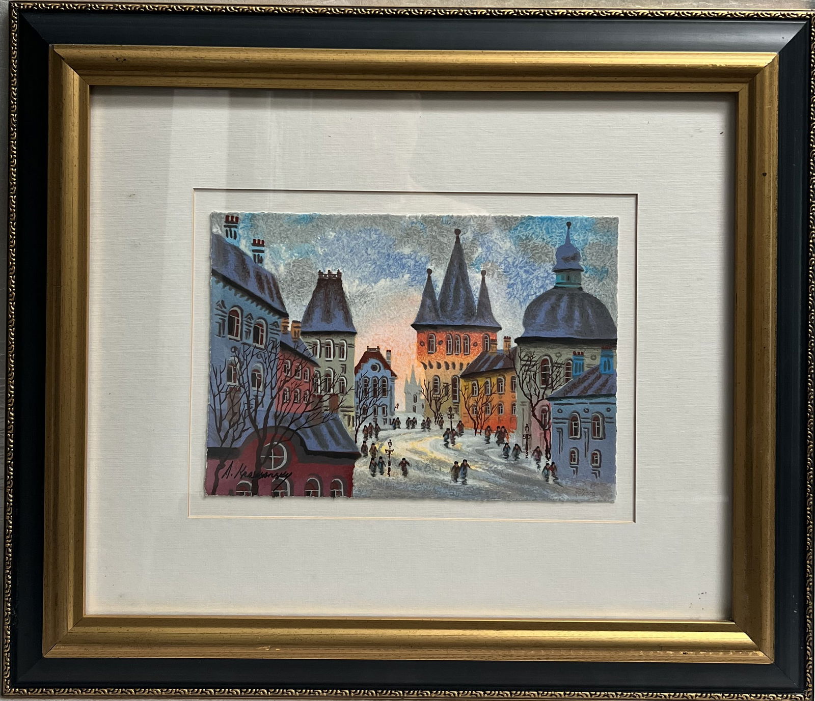 Anatole Krasnyansky (1930 - 2023) Hand Signed Seriolithograph in color on paper (1 of 3)