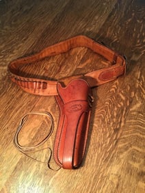 El Paso Saddlery Leather 10.5" Holster 10.5" All Original Circa Mid Century