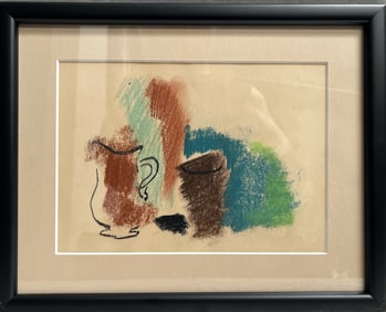 Morris Davidson (1898 - 1979) Non objective, abstract painting