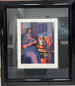 Marcel Mouly (1918-2008) Limited Edition Numbered Hand Signed Print  21 x 24