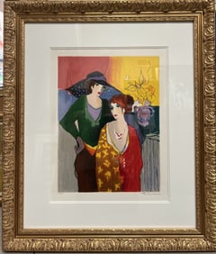 Itzchak Tarkay (1935-2012)  Limited Edition Numbered Framed  Hand Signed Print