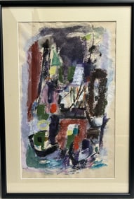 Morris Davidson (1898-1979) Attributed to  Watercolor on Paper