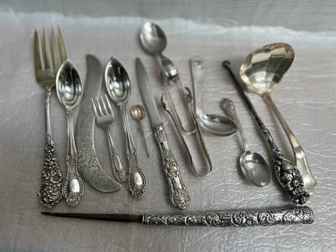 Sterling Silver Assorted Flatware Set 16.61 oz