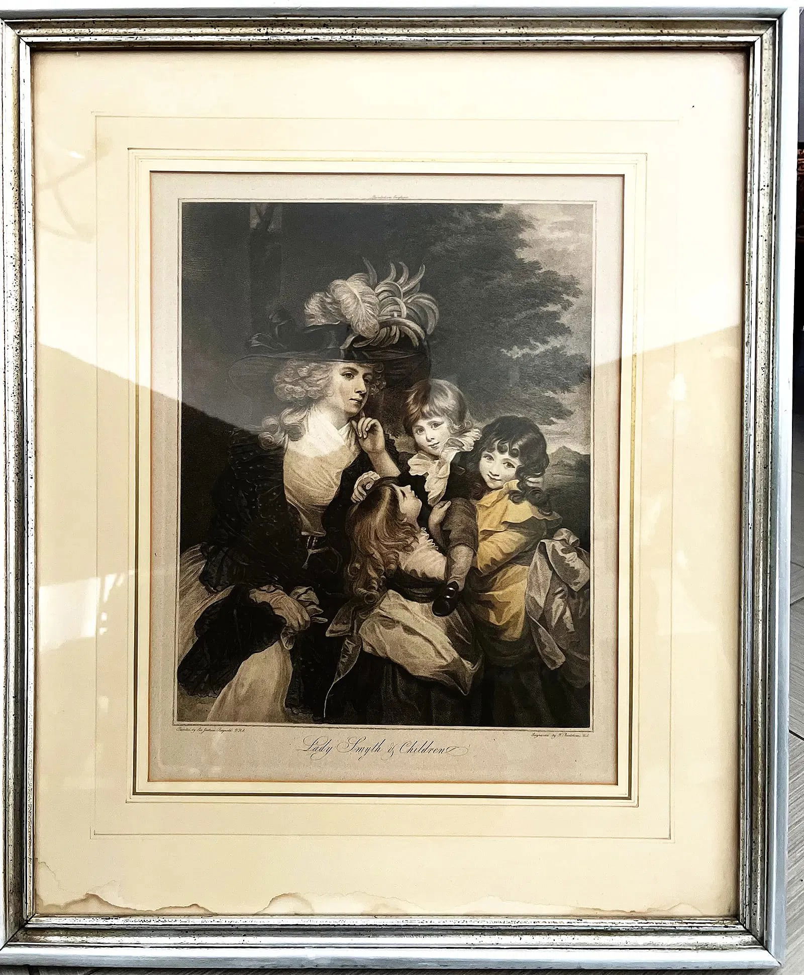 Original Engraving by Francesco Bartolozzi Framed Under Glass (1 of 5)