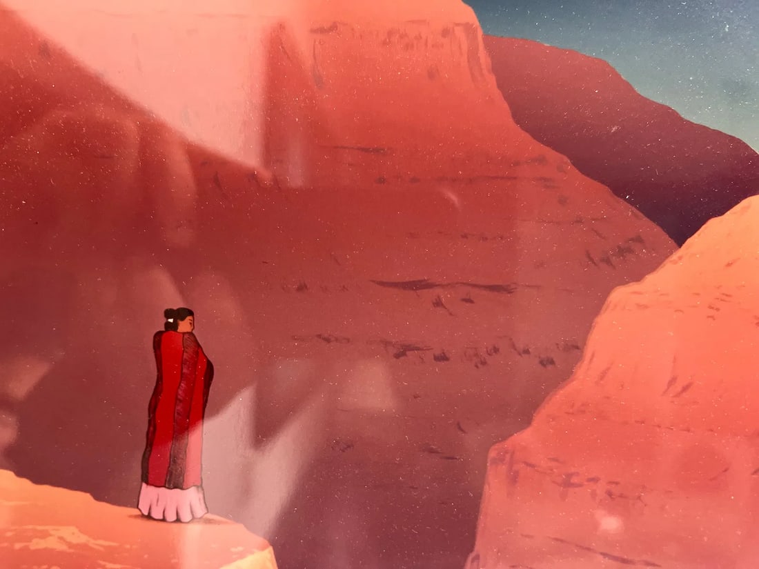 R.C. Gorman " canyon de Chelly Twilight " Framed "Impression of Record" (1 of 2)