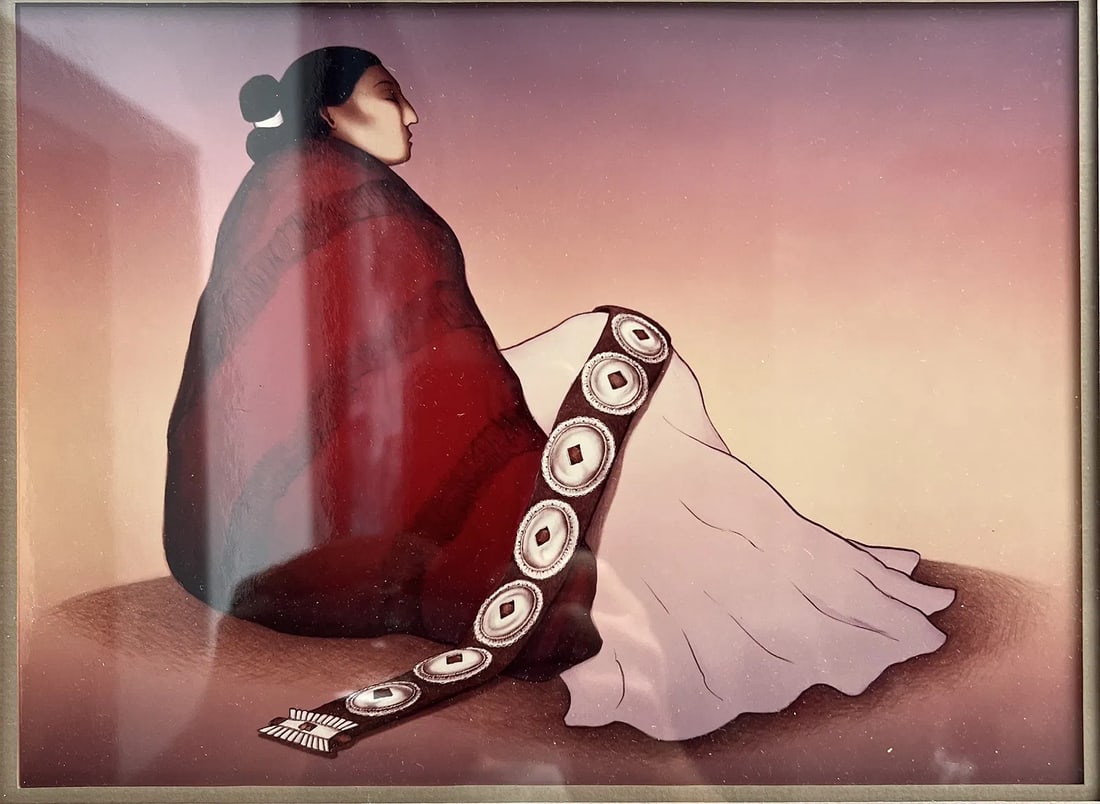 R.C. Gorman :Peshlakais's Concho" Framed "Impression of Record" (1 of 2)