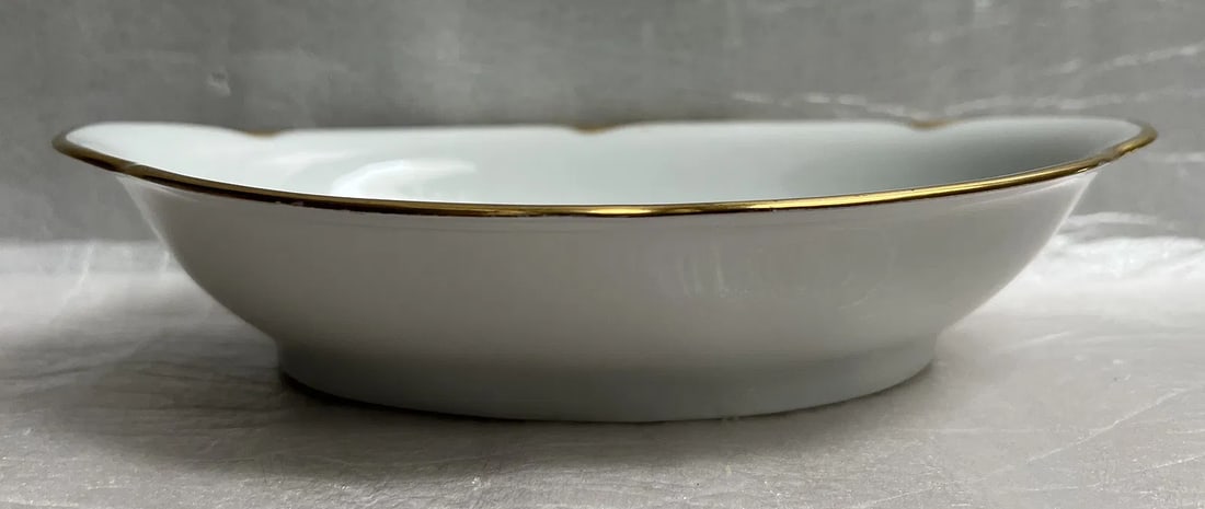 Mid size Serving Dish O & E Royal Austria with 24K Gold Trim (1 of 2)