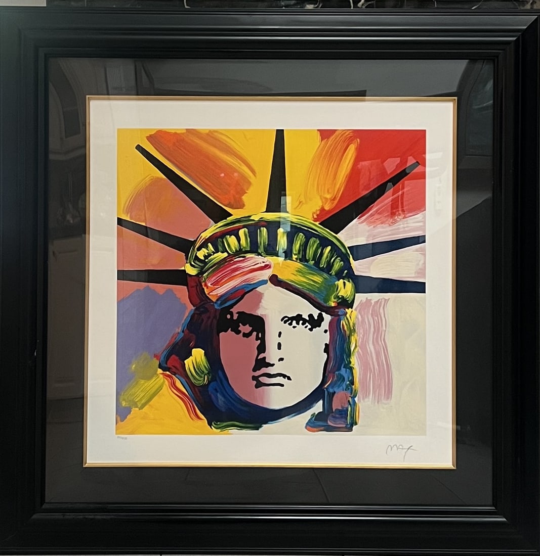 Peter Max (German/American, b. 1937) Liberty Head Signed Litho (1 of 5)