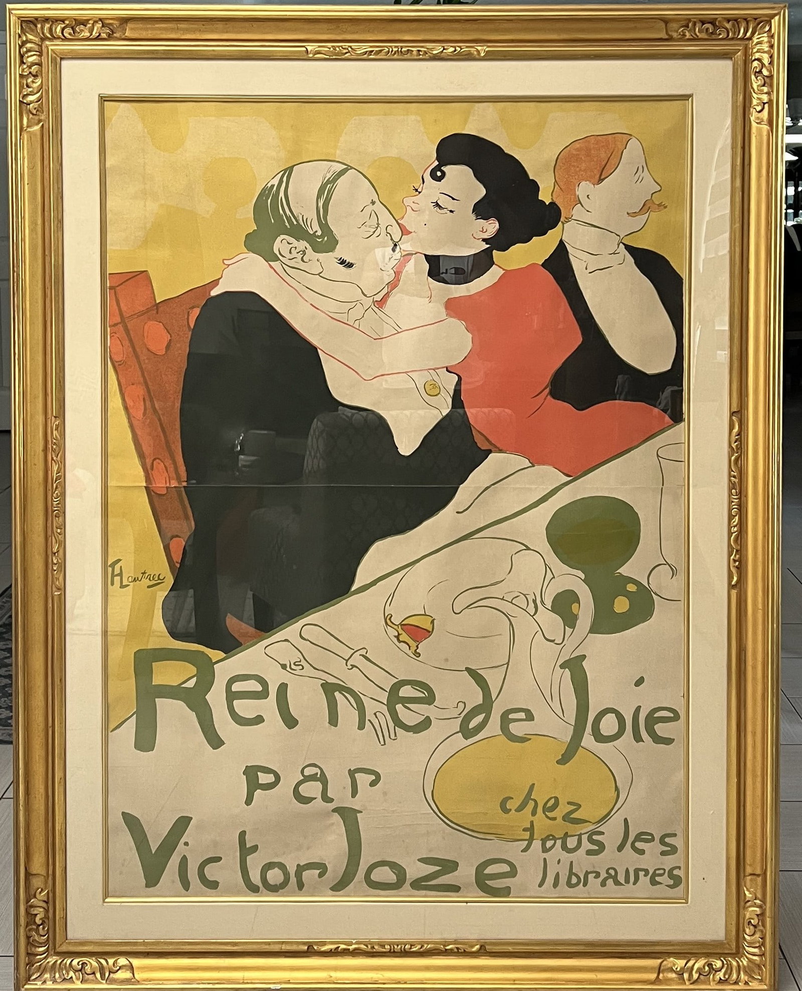 Reine de Joie Queen of Joy: Artist: Henri de Toulouse-Lautrec (French, 1864–1901)• Original Date: 1892• Subject: This was an advertisement for a novel by Victor Joze. The image depicts the book’s protagonist, a cou