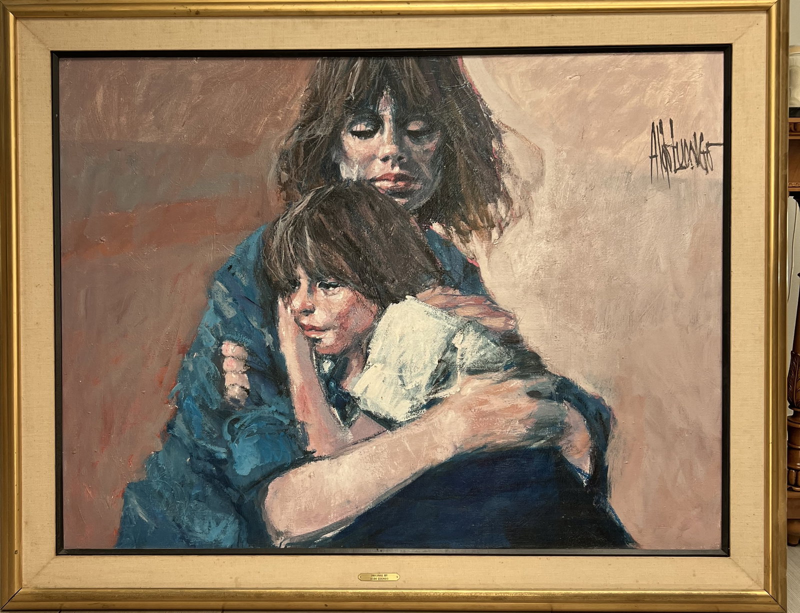 "My Daughter Vanessa" Large oil on canvas by Aldo Luongo (1 of 4)