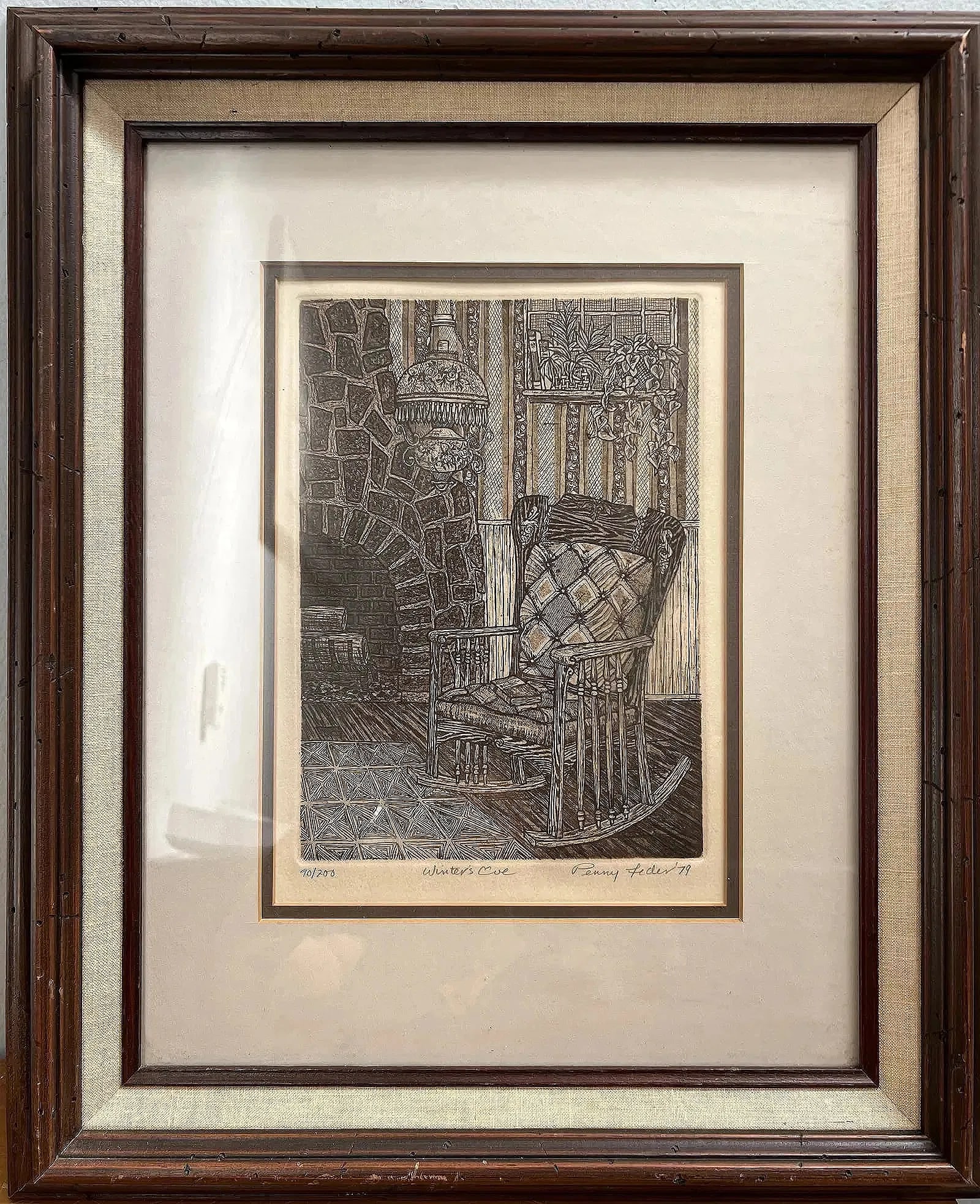 Penny Feder (American, B. 1949) '' Signed & Numbered Original Etching (1 of 3)