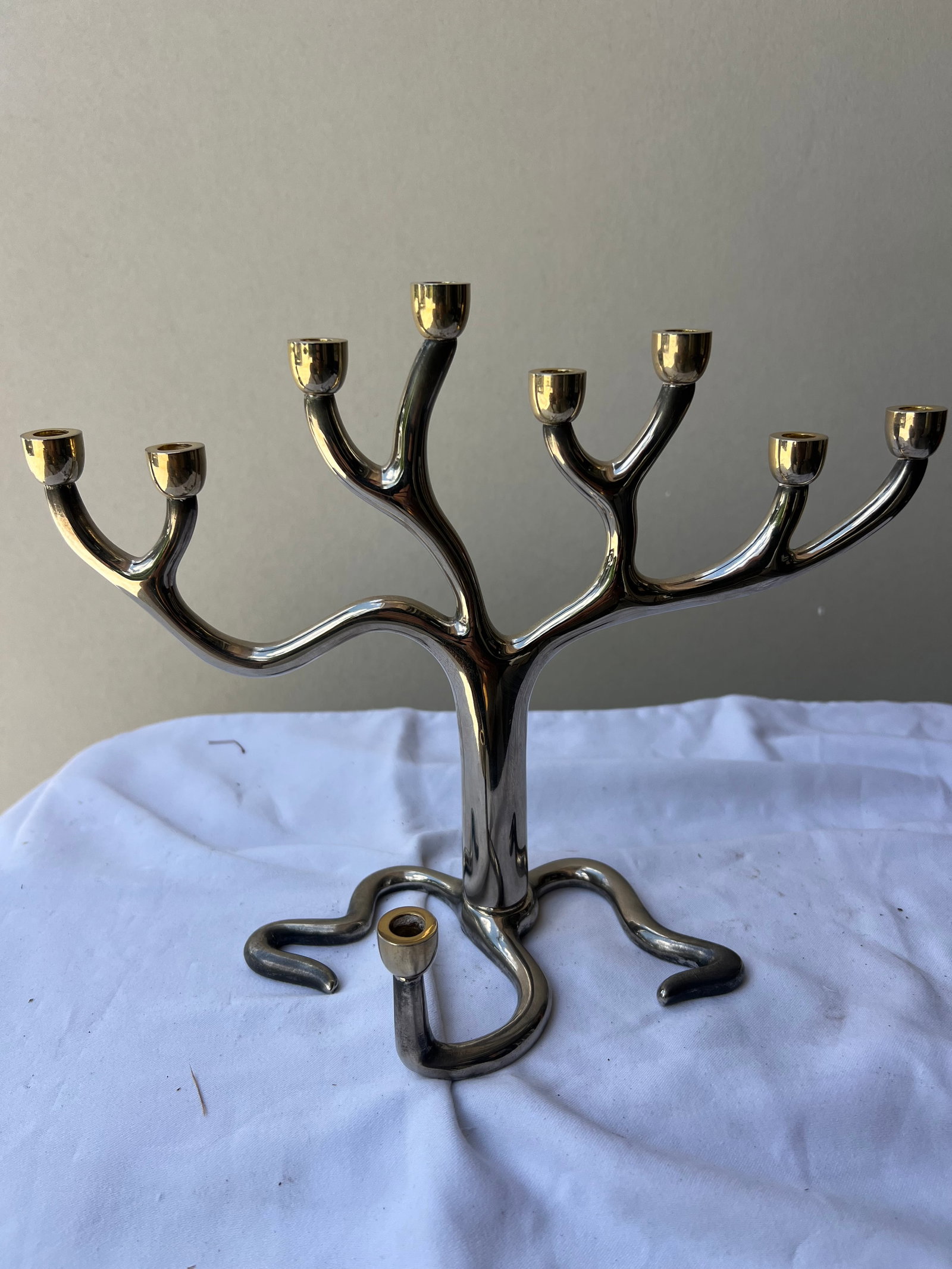 Sandra Kravitz for Rosenthal Judaica Collection "Tree of Life" Hanukkah Menorah (1 of 3)