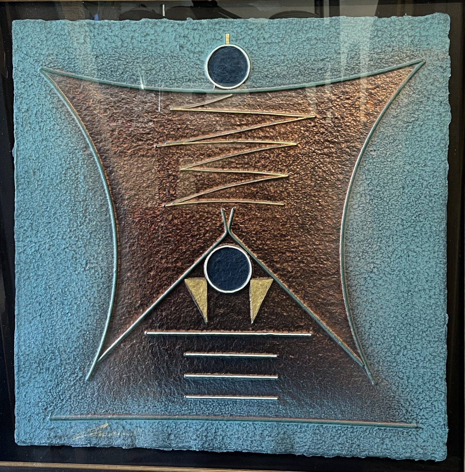 Gronk (Glugio "Gronk" Nicandro, b. 1954) Untitled (Abstract Totem / Composition) (1 of 3)