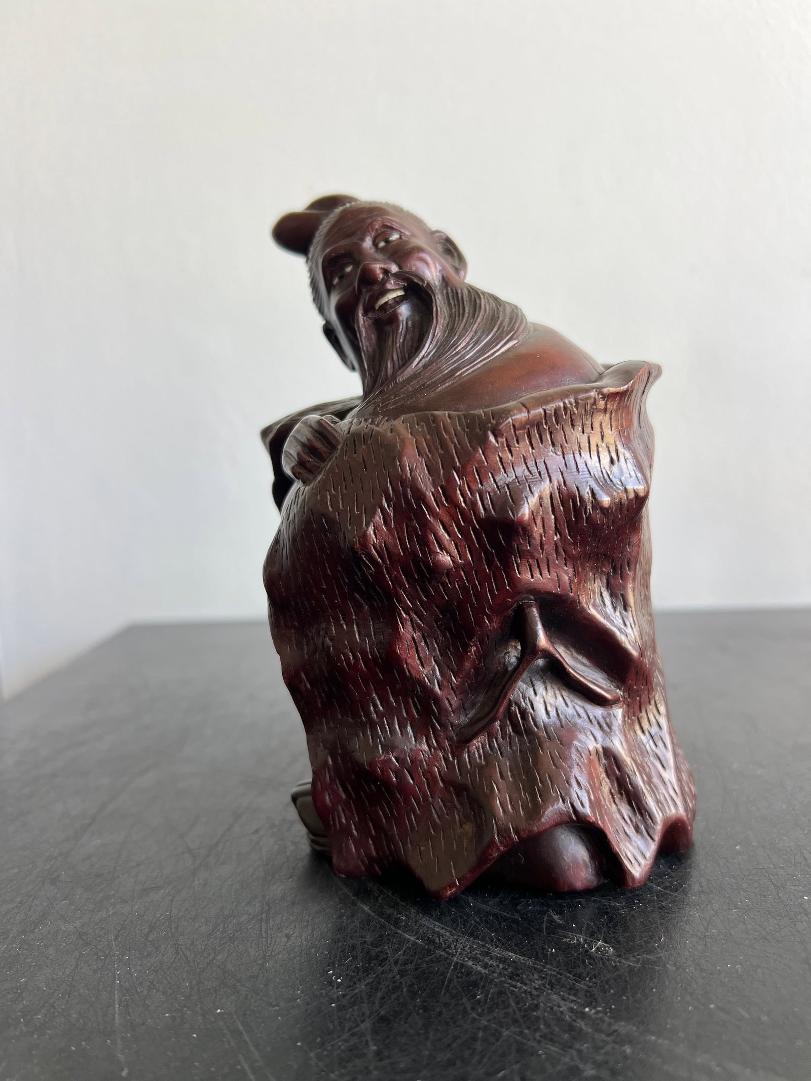 Vintage Hand-Carved Chinese Immortal Figure (1 of 3)