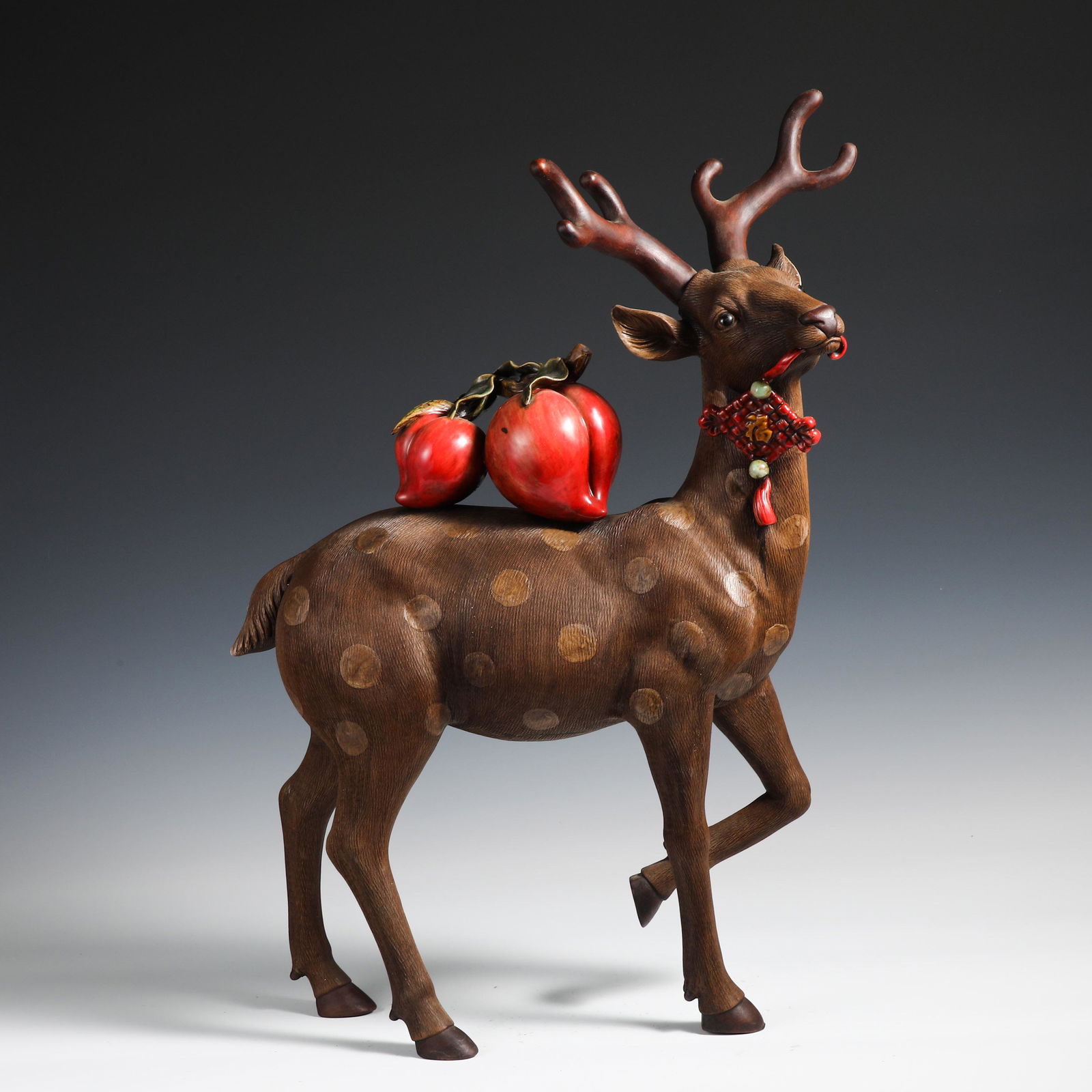 Twentieth century purple sand deer ornament (1 of 10)