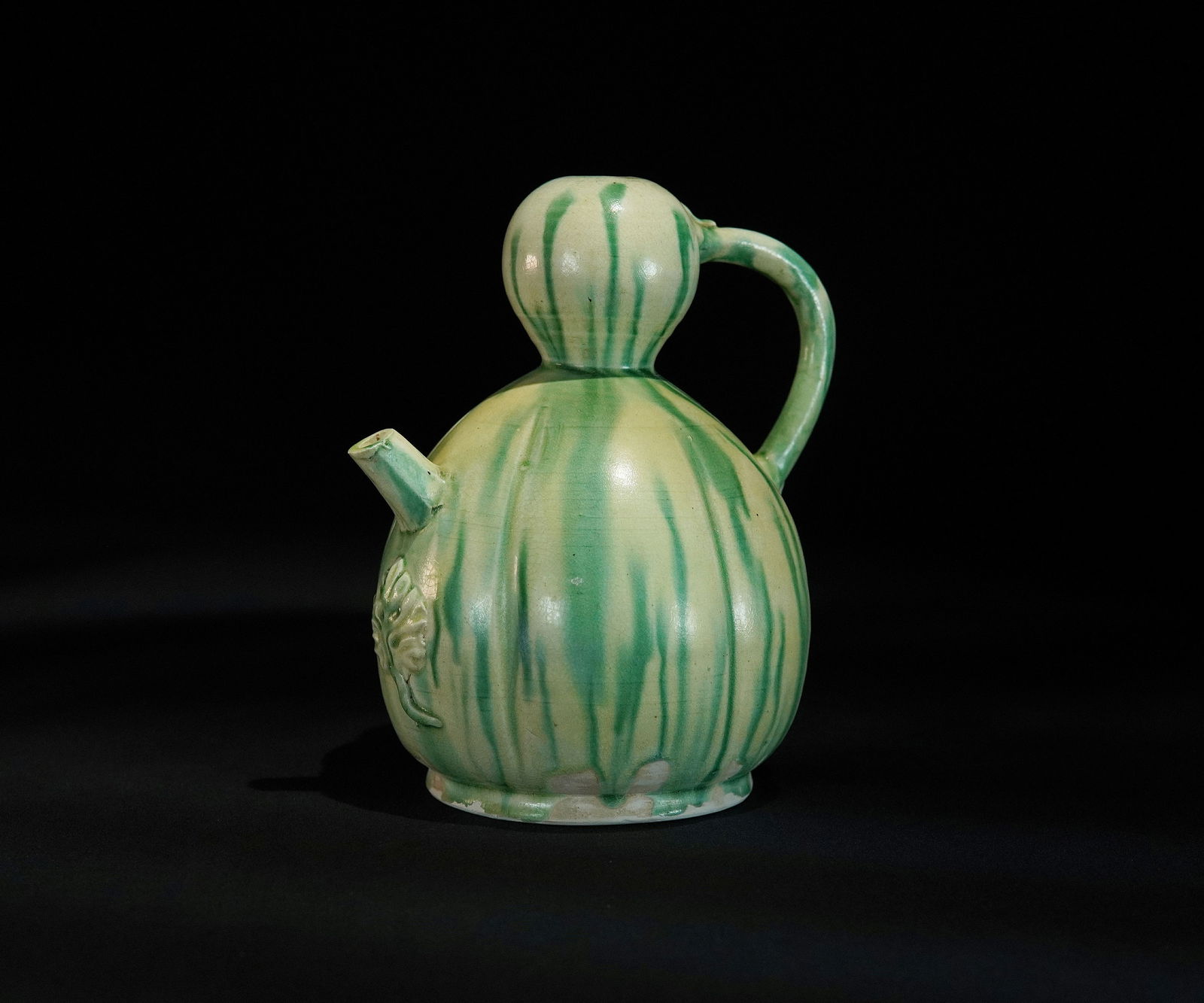 three-color gourd shape holding pot (1 of 5)