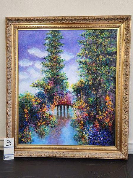 Yuval Wolfson "Reflections" Landscape Painting (1 of 9)