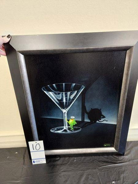 Michael Godard He Devil Martini Giclee Print (1 of 7)