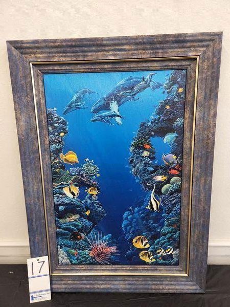 Dick Kearney Hawaiian Reef Oil Painting (1 of 14)