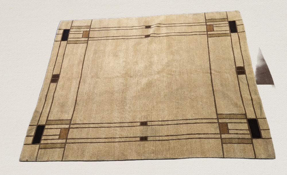 Tufenkian Modernist Style Tibetan Wool Rug (1 of 13)