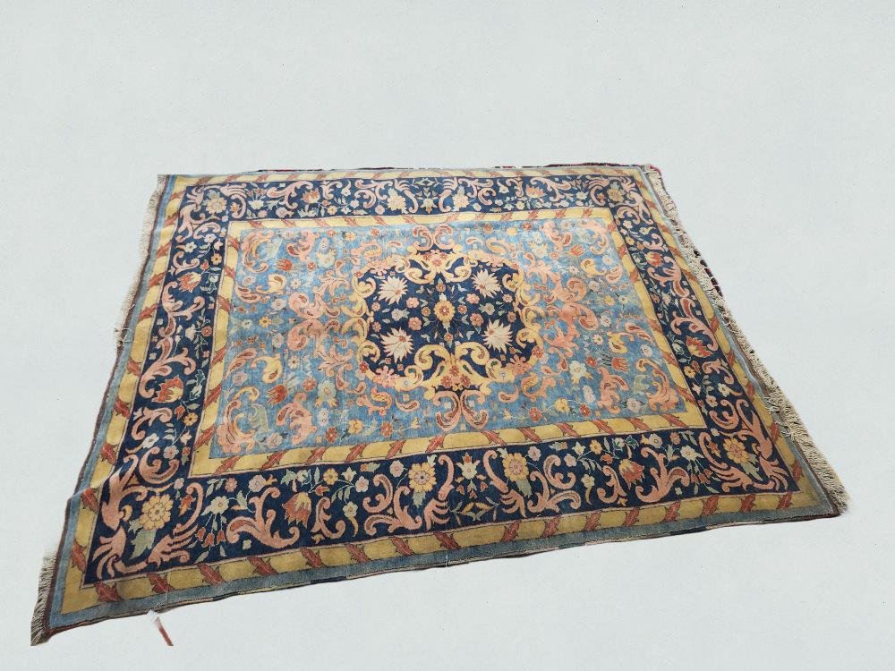 Vintage Hand Knotted Wool Rug, Turkestan (1 of 13)