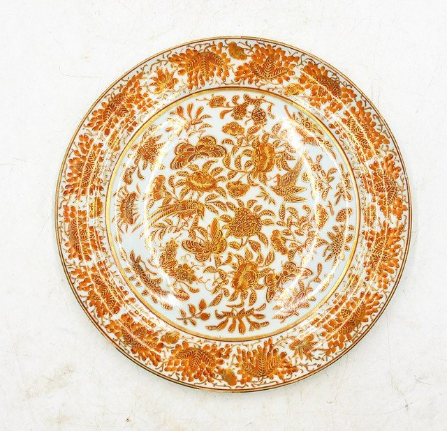 Canton Plate circa 1850. (1 of 5)
