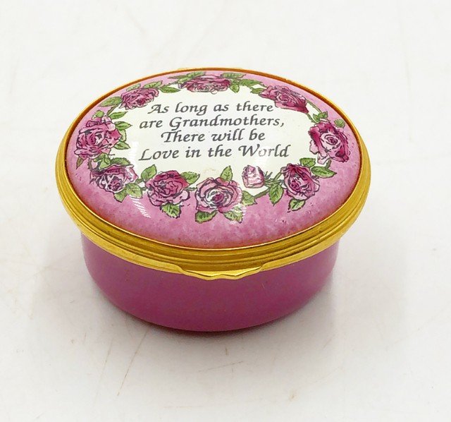 Halcyon Days Enamels Trinket Box (1 of 3)