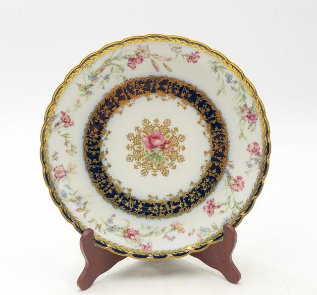Antique Haviland France Limoges plate. Pour M.A. Hudson. (1 of 2)