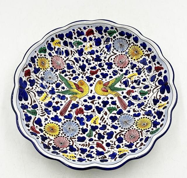 Italian hand painted pottery bowl / plate. (1 of 4)