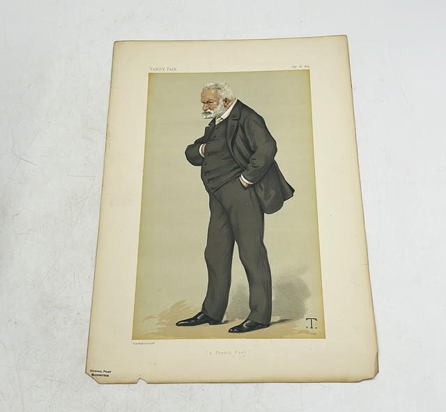 Antique Vanity Fair lithograph print from September, 20 1879. (1 of 10)