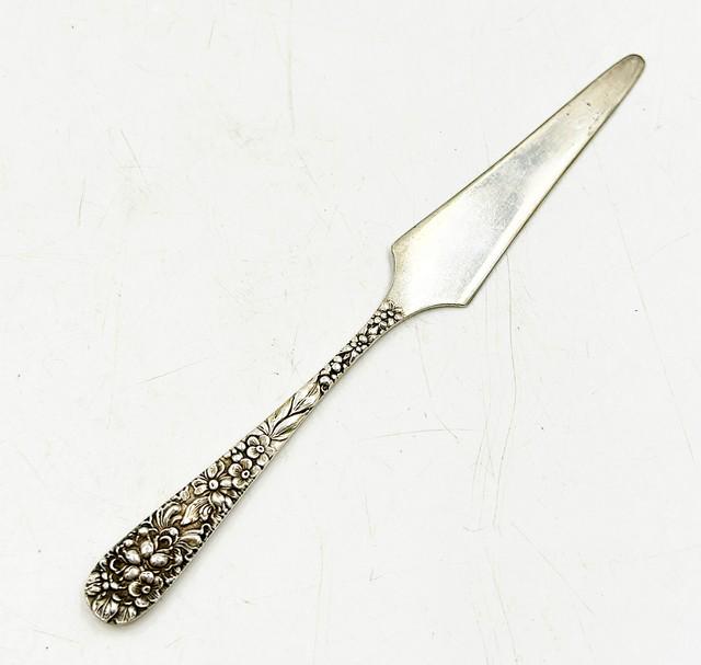 Antique letter opener - sterling Repousse silver (1 of 3)