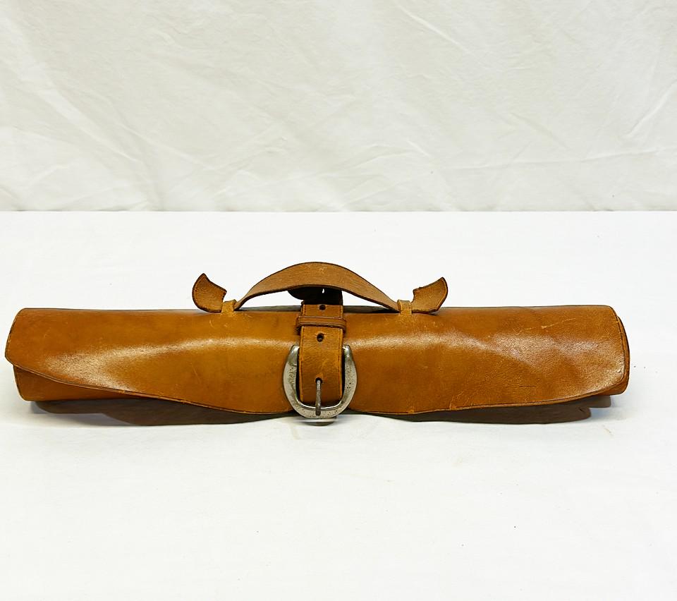 Antique leather document holder. (1 of 3)