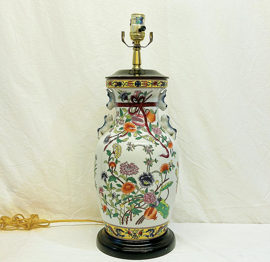 Vintage Chinoiserie Table Lamp (1 of 3)