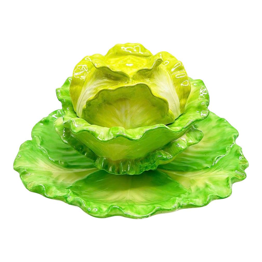 Mottahedeh Green Cabbage Tureen (1 of 4)