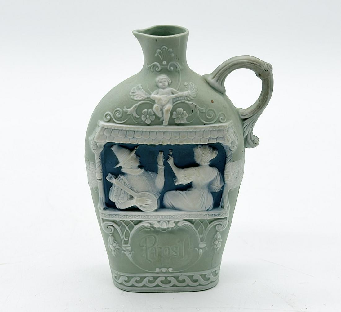 Vintage Green Jasperware: Vintage Green Jasperware- German Style - Approx 6x4