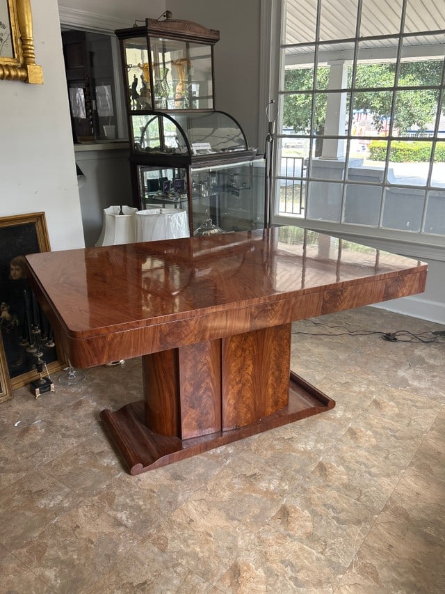 Art Deco Match Book Walnut Table (1 of 11)