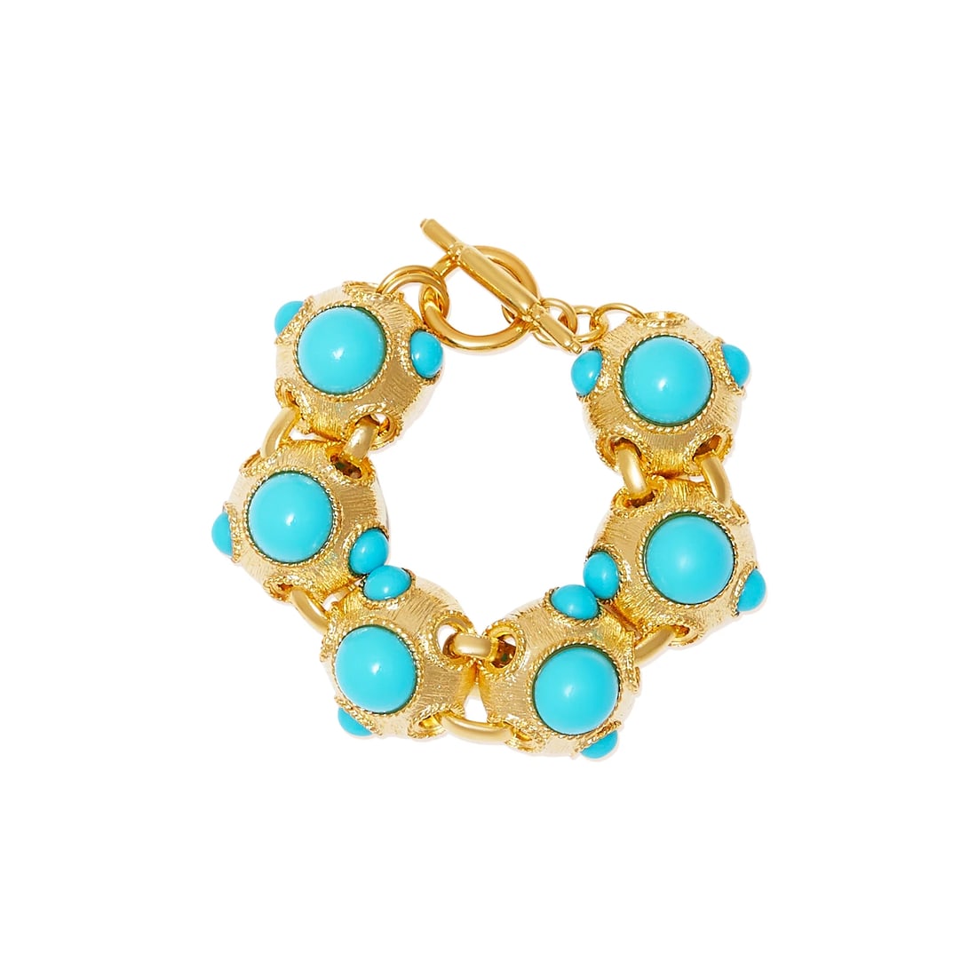 Kenneth Jay Lane - Toggle Turquoise Bracelet (1 of 1)