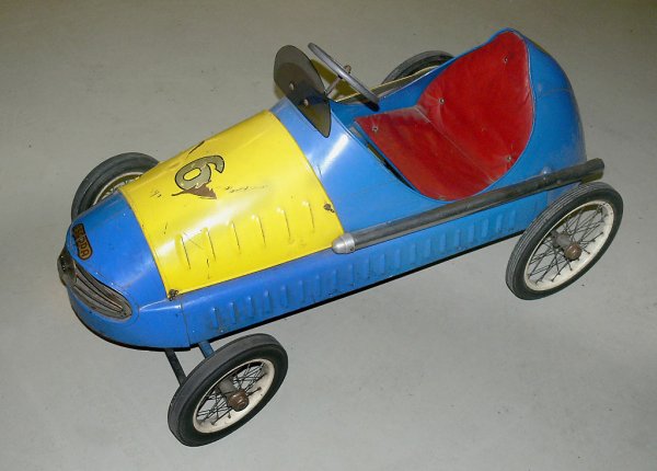 Antique Pedal Race Car, C. 1930