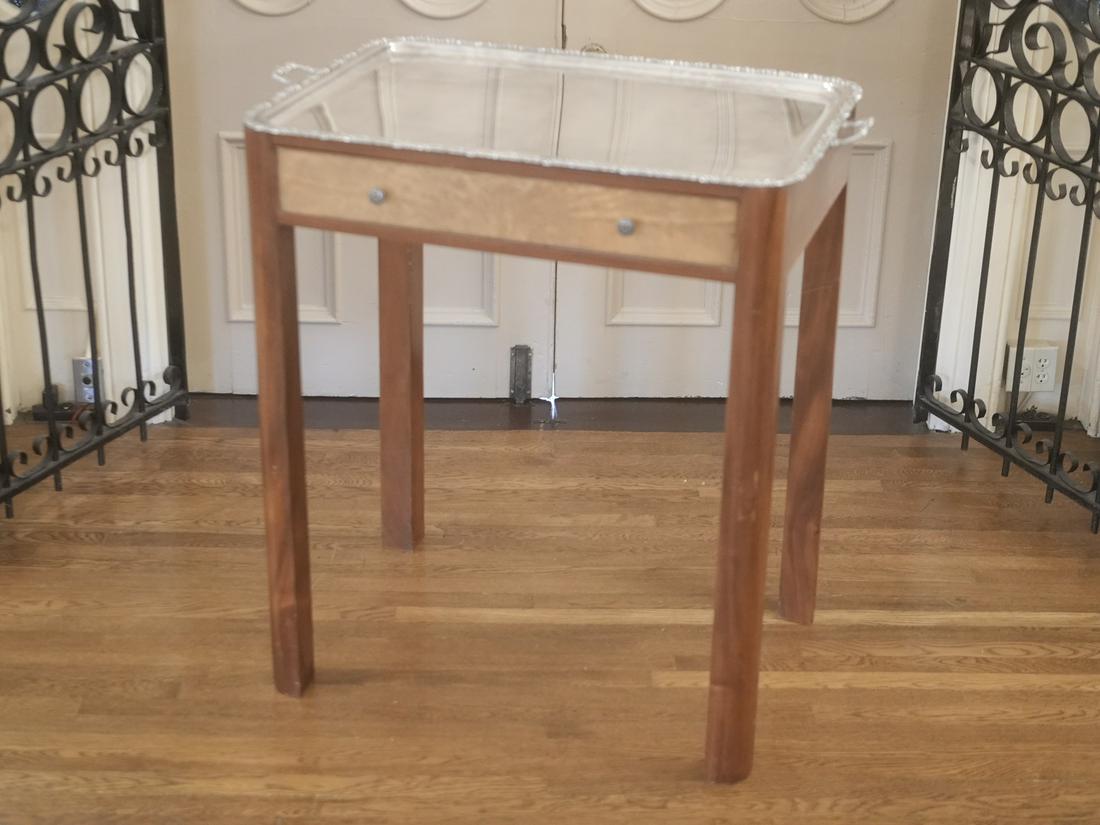 Custom Made Bar with Silver Top Tray (1 of 10)